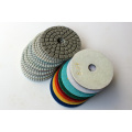 7 step diamond polishing pad wet use flexible abrasive pad for granite polishing